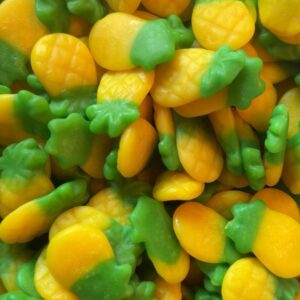 Bonbons Ananas Halal – Fraîcheur exotique et douceur fruitée 🍍🍬✨ (100g)