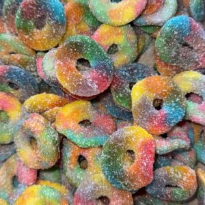 Anneaux Multicolores – Explosion de couleurs et de saveurs 🌈🍬✨ (100g)