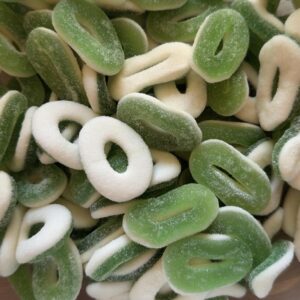Anneaux Pomme – Fraîcheur acidulée et croquante 🍏🍬✨ (100g)