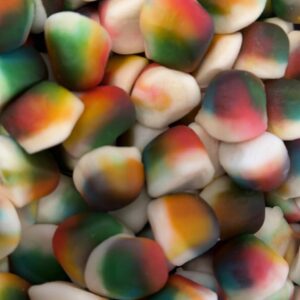 Bonbons Bisous Multicolores – Douceur fondante et explosion de couleurs 💋🌈🍬 (100g)