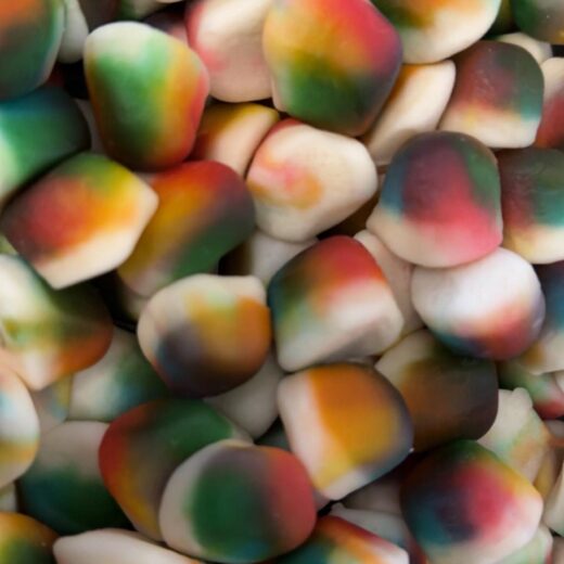 Bonbons Bisous Multicolores – Douceur fondante et explosion de couleurs 💋🌈🍬 (100g)
