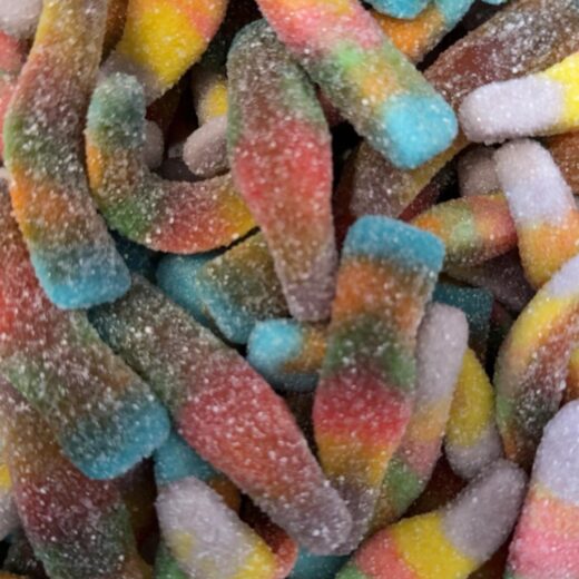 Bonbons Bouteilles Multicolores – Explosion acidulée et fun 🌈🍬✨ (100g)