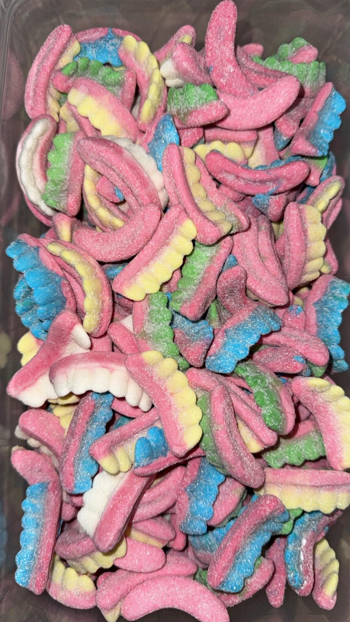 Bonbons Dentier – Fun colorés, et ultra gourmands 😁🍬✨ (100g)