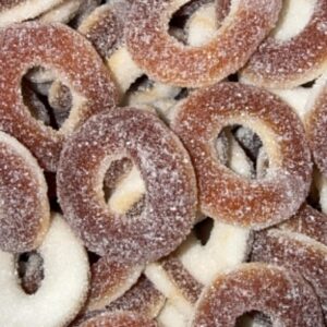 Bonbons Anneaux Coca – Confiseries Acidulées au Goût Cola 🍬(100g)