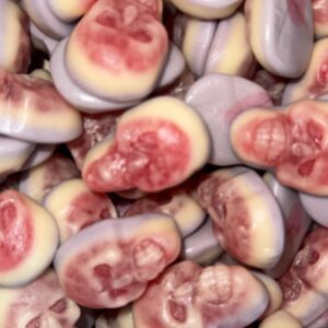 Bonbon Tête de Mort – Confiseries Gourmandes et Originales 🍬 (100g)