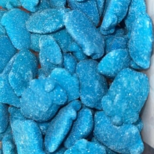 Bonbons Framboise Fouettée – Confiseries Bleues Sucrées et Moelleuses 🍬 (100g)