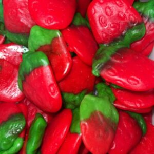 Bonbons Fraises Lisses XXL – Confiseries Gourmandes au Goût Fraise 🍬 (100g)