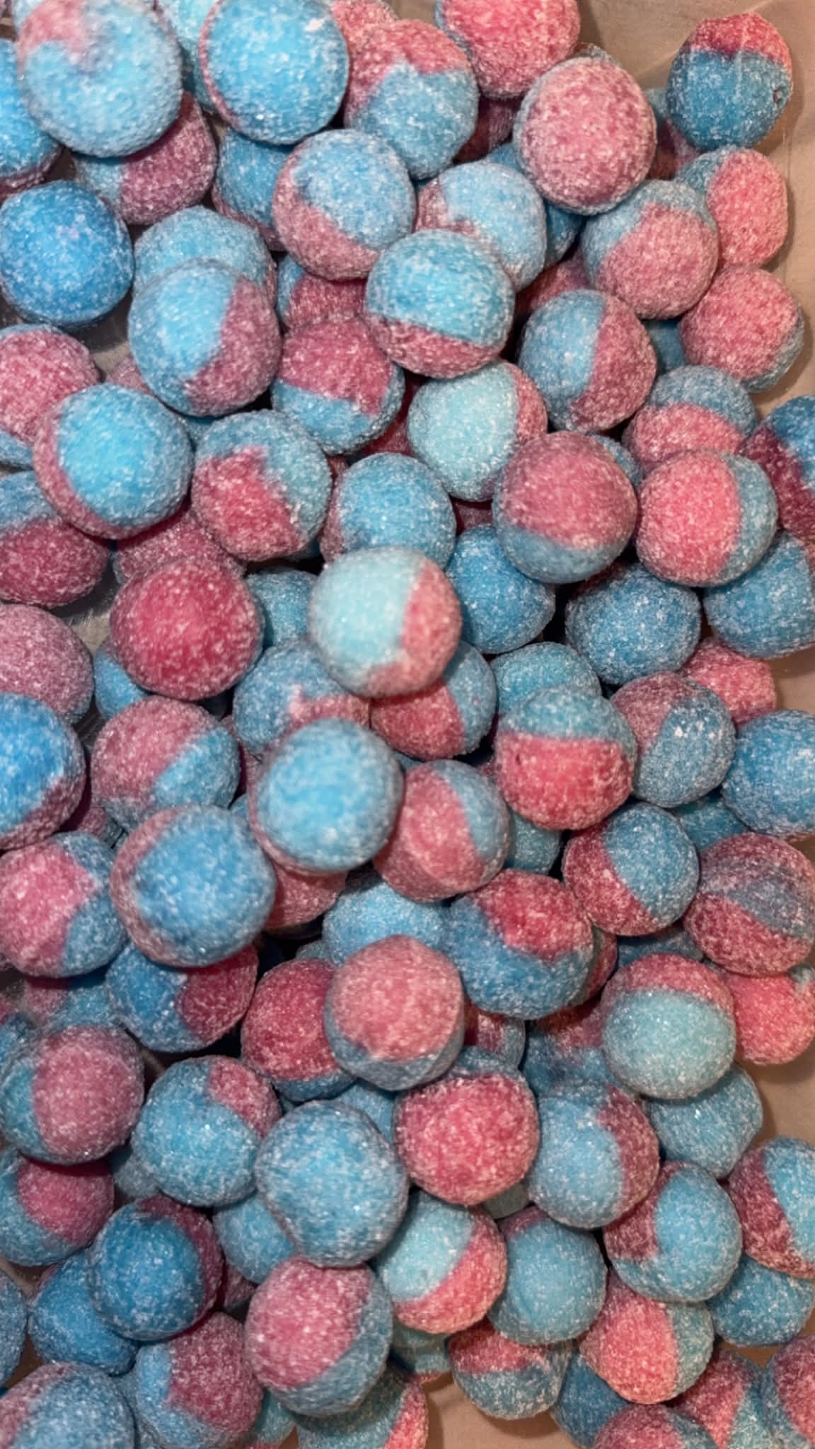 Balls Bubble Gum Acidulées – Explosion Rose & Bleue